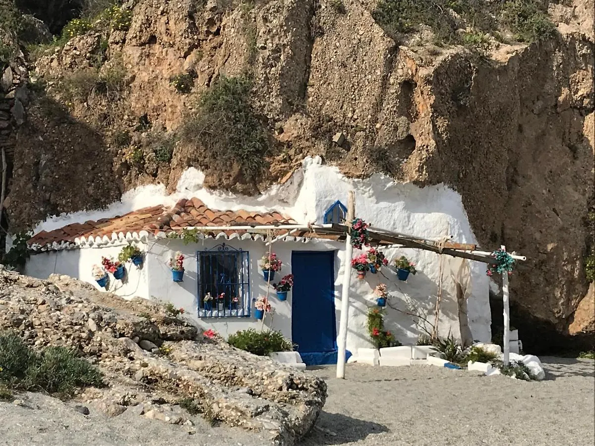 Sea & Pool View Garden Apartment Las Palmeras Nerja 0*,